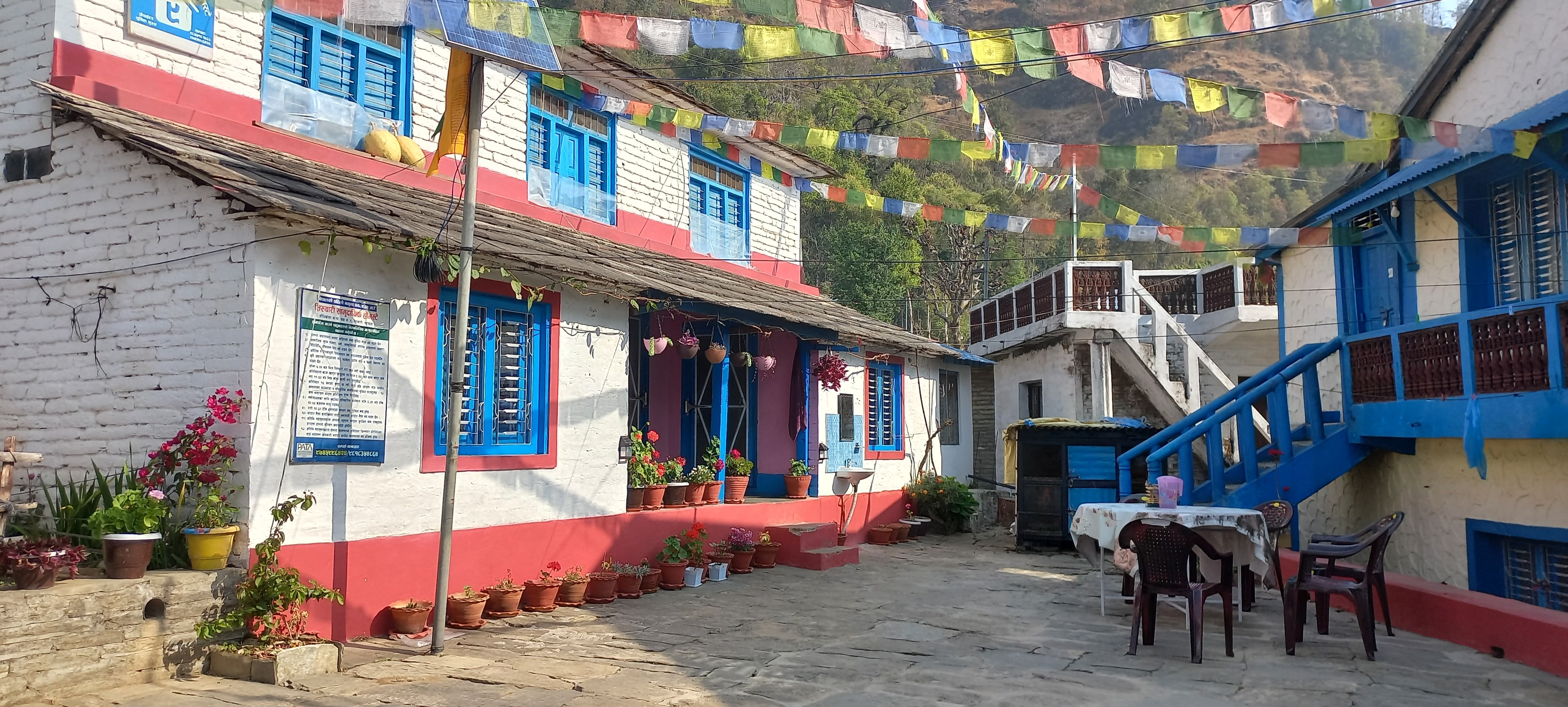 Village éco-tourisme au Népal